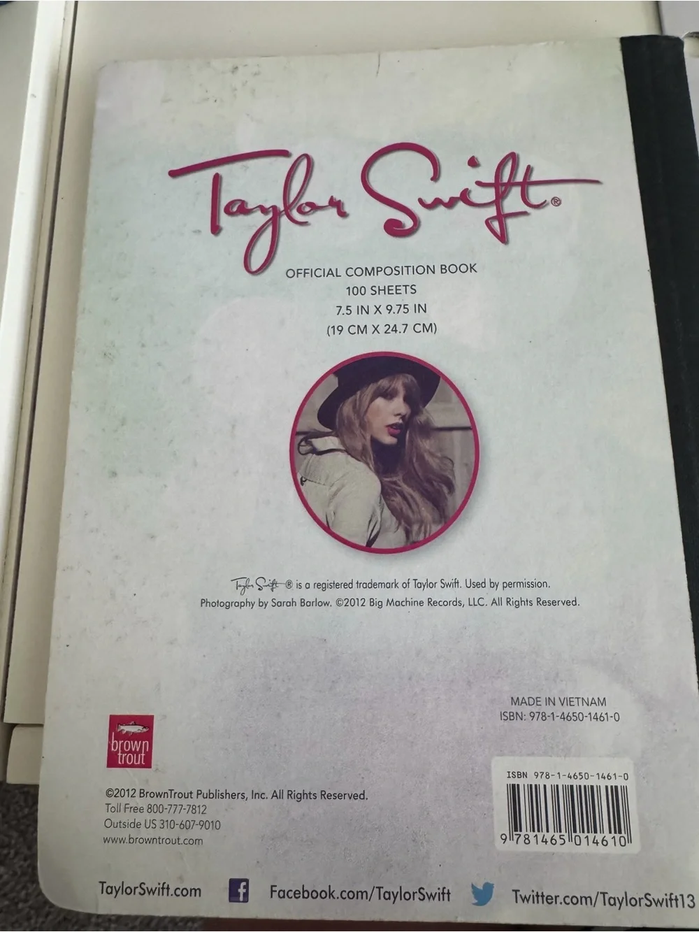 Taylor Swift RARE Red/1989 Office/School Supplies